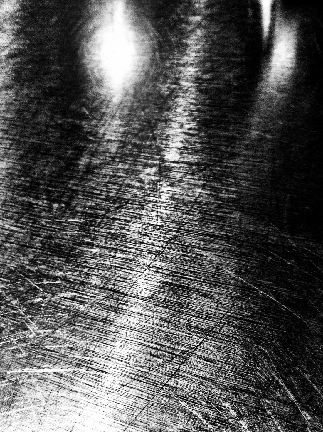 Scratched Metal Table