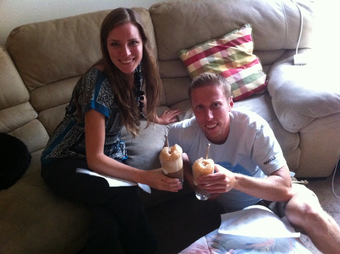Bree and Ian with Rootbeer Floats